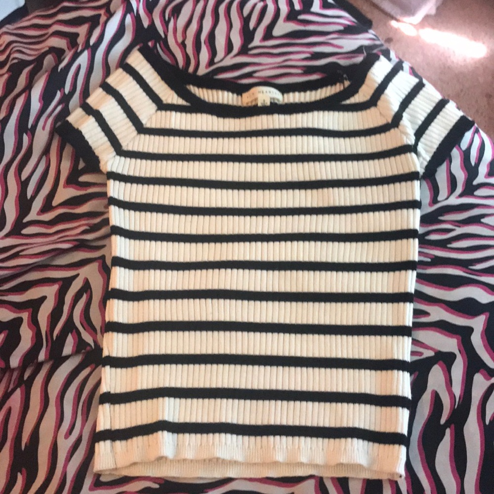 Black and white shirt